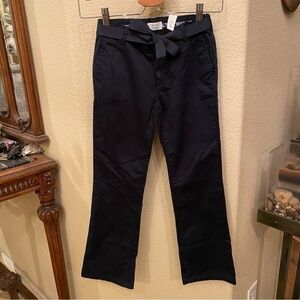 NWT-THE CHILDREN’S PLACE Girls Navy Bow Dress Pants Size 8 Yrs